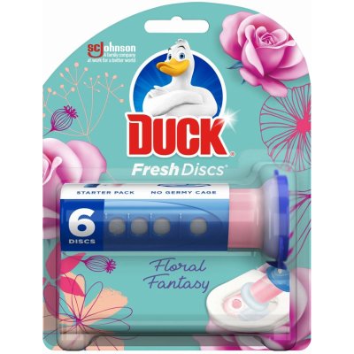 Duck Fresh Discs WC gel pro hygienickou čistotu a svěžest Vaší toalety Floral Fantasy 36 ml – Zbozi.Blesk.cz