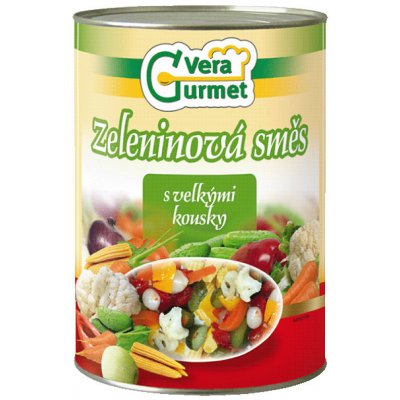 Vera Gurmet Zeleninový salát velké kousky 4000 g – Hledejceny.cz