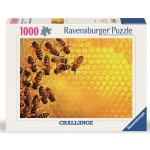RAVENSBURGER Challenge: Včely na medové plástvi 1000 dílků – Zboží Dáma