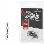 Mikado Trojobratlík Jaws Triple Swivels 25 kg 4,5 cm – Hledejceny.cz