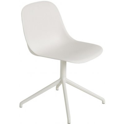 Muuto Fiber Side Chair Swivel Base bílá – Zboží Mobilmania