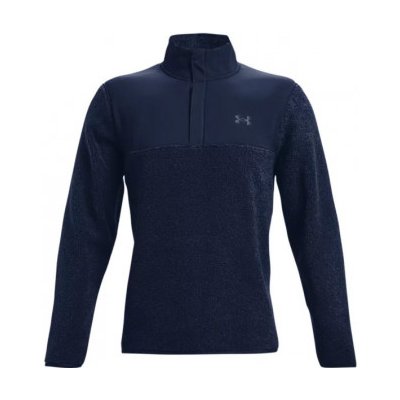 Under Armour golfová mikina Sweater Fleece Pile navy modrá