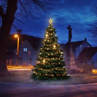 DECOLED LED světelná sada na vánoční stromy vysoké 3-5 m teplá bílá s dekory DZ113WS2 – Hledejceny.cz