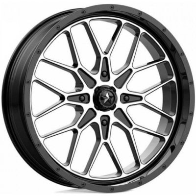 MSA Offroad Wheels M45 PORTAL 7x14 4x137 ET10 gloss black machined | Zboží Auto