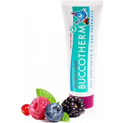 Buccotherm BIO dětská zubní pasta bez fluoridů s příchutí lesního ovoce 50 ml – Zboží Mobilmania