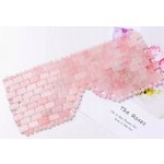 Crystallove Rose Quartz Mask Maska na oči z přírodního kamene růžový křemen 1 ks – Hledejceny.cz