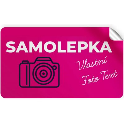 Sablio Sada samolepek s vlastním potiskem - 5x3 cm - 10 ks – Sleviste.cz