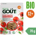 Good Gout Bio Mini bagetky s rajčátky 70 g – Zboží Dáma