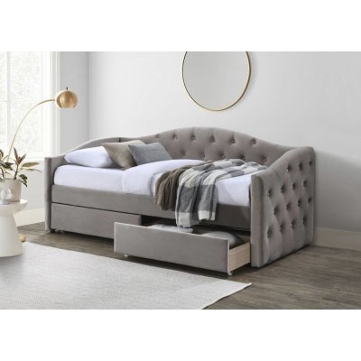 Halmar ALOHA se zásuvkami velvet tmavě zelená – Sleviste.cz