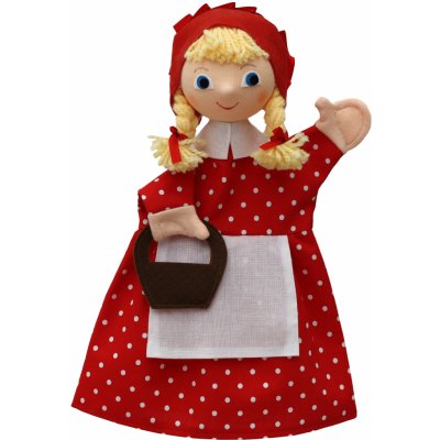 Moravská ústředna Brno Karkulka s copy 30 cm maňásek – Zboží Dáma