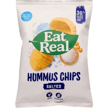 EatReal Hummus chipsy s mořskou solí 45g