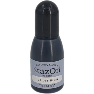 Tsukineko náhradní inkoust StazOn 15 ml černá – Zboží Dáma