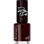 Rimmel London 60 Seconds Super Shine lak na nehty 900 Rita´s Black 8 ml – Sleviste.cz