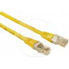 síťový kabel Solarix C5E-155YE-2MB Patch CAT5E UTP PVC, 2m, žlutý