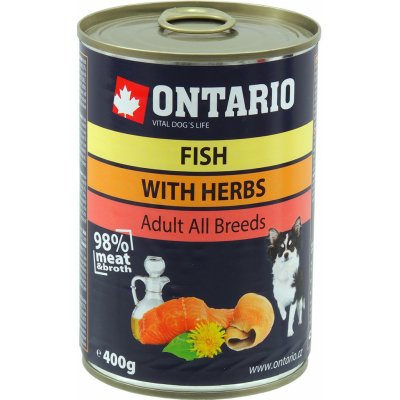 Ontario Adult Mini multi fish a lososový olej 6 x 400 g – Zbozi.Blesk.cz
