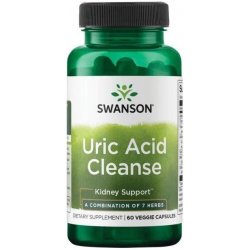 Swanson Uric Acid Cleanse 60 vegetariánská kapsle