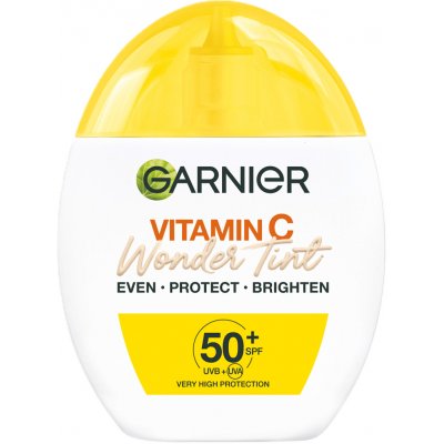 Garnier Vitamin C Wonder Tint lehký tónovací fluid SPF 50+ Light 40 ml – Zboží Mobilmania