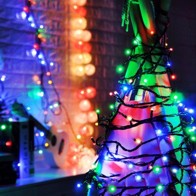 TRENDIE Vánoční světýlka venkovní FLASH multicolor 200 LED – Hledejceny.cz