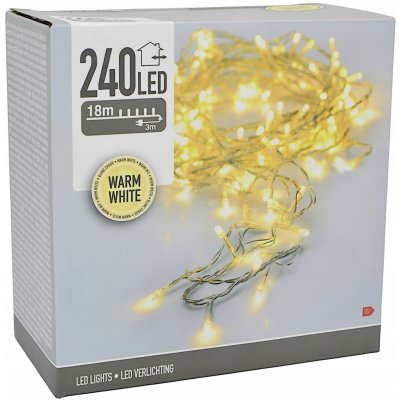 osvětlení vánoční 18m 240LED teplá BÍ TRA drát – Hledejceny.cz
