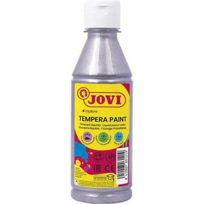 Jovi barva temperová 250 ml stříbrná třpytivá – Hledejceny.cz