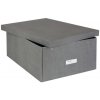 Úložný box Bigso Box of Sweden úložný box Katrin 34.5 x 18.5 x 45 cm šedá