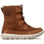 Sorel Sněhule Explorer II Joan Faux Fur Wp NL4456 Velvet tan/fawn – Zboží Mobilmania