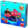 Dřevěná hračka Dino kostky Nemo 12 ks