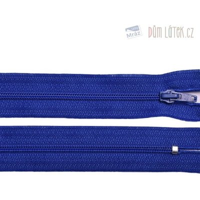 Zip spirálový 3 mm nedělitelný 12 cm královská modrá – Zboží Mobilmania