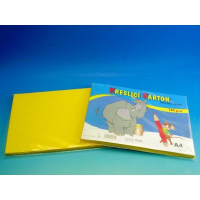 Stepa Karton kreslící A4 50 ks žlutý 180g ks 2172 – Hledejceny.cz