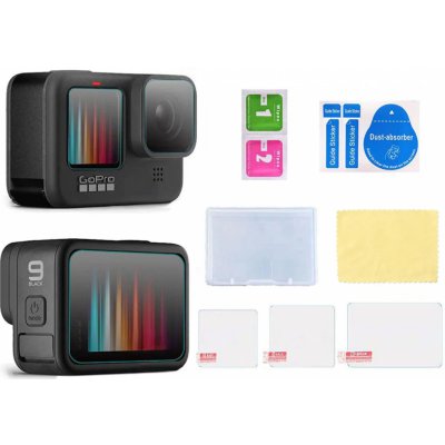 ROLLIN Temperované ochranné sklo na lcd displaye Gopro 9 / 10 / 11 / 12 black ( Tempered Glass Lens ) GO_7180 – Hledejceny.cz