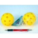 Floorball míč plast 7cm asst 2 barvy
