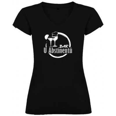 Bar U Abstinentů v Brně s logem! Dámské Černá – Zboží Dáma