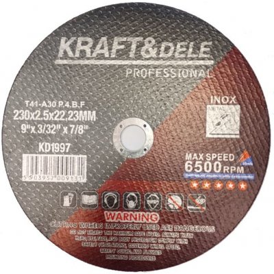 Kraft & Dele Řezný kotouč 230 x 2.5 x 22,23 mm KD1997 25 ks – Zboží Dáma
