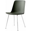 Jídelní židle &Tradition Rely HW6 chrom / bronze green