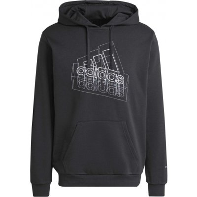 adidas Performance Tech Graphic Hoodie Černá – Sleviste.cz