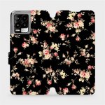 Mobiwear - Realme 8 - VD02S Květy na černé – Zboží Živě