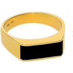 Goldstore Pánský zlatý prsten s onyxem 1.01.PS000257.73 – Zbozi.Blesk.cz
