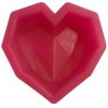 Pečicí forma Cesil Silikonová forma Diamantové srdce 6,2 cm