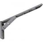 DOMAX konzola skládací WSC350 350x135 mm chromovaná DMX5902 – Hledejceny.cz