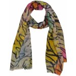 Sanu Babu šátek z bavlny barevný s potiskem zajíců – Zboží Dáma