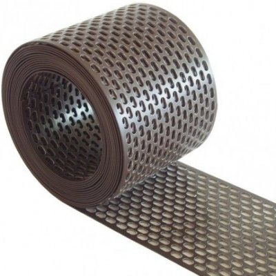 HPI Ochranný pás proti ptákům PVC větrací průřez 60 % 180 mm x 5 m hnědá – Sleviste.cz