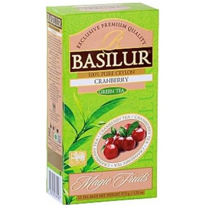 Basilur Green tea Magic Fruit Cranberry 25 x 1,5 g – Hledejceny.cz