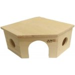 Juko Domek dřevěný rohový morče 22 x 12 x 22 cm – Sleviste.cz