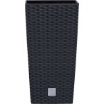 Prosperplast Samozavlažovací květináč Rato square 26,5 x 26,5 x 50 cm antracit – Zboží Dáma Prosperplast Samozavlažovací květináč Rato square 26,5 x 26,5 x 50 cm antracit – Zboží Dáma