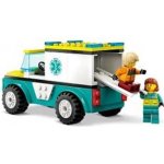 LEGO® City 60403 Sanitka a snowboardista – Zboží Mobilmania