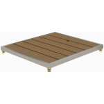 Eichenwald Ideal Podlahový rošt WPC k zahradním sprchám 840 x 750 mm – Sleviste.cz