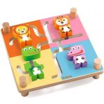 Djeco skládačka labyrint Spinamix Zvířátka – Zboží Dáma