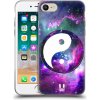 Pouzdro a kryt na mobilní telefon Apple Pouzdro HEAD CASE Apple iPhone 8 Yin a Yang PURPLE