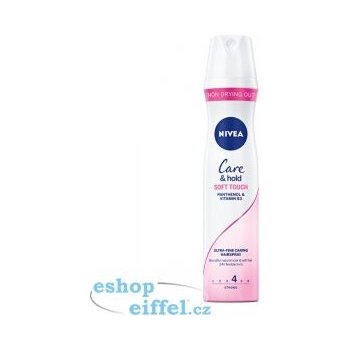 NiveaCare & Hold Soft Touch 4 lak na vlasy 250 ml