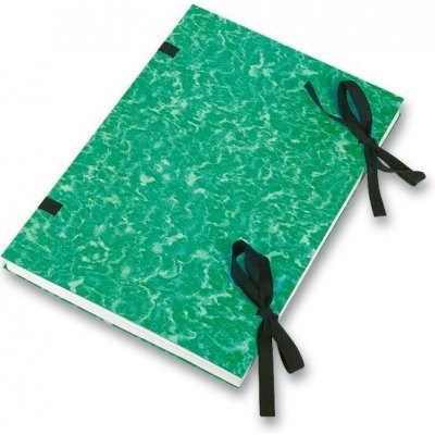 Spisové desky s tkanicí bez hřbetu velikost A4 zelené